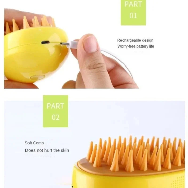 Steamy Brush For Cat Hair